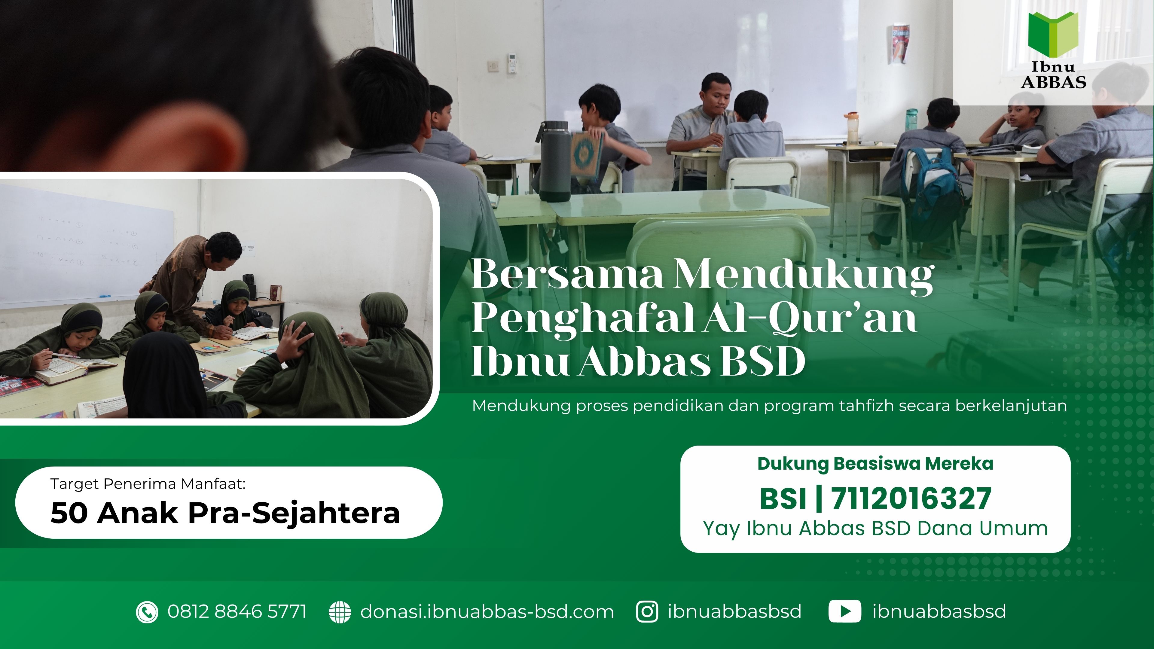 Beasiswa Pendidikan Calon Penjaga Al-Qur'an